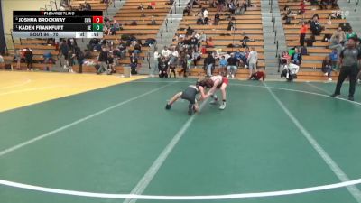 70 lbs 1st Place Match - Kaden Frankfurt, DC Elite vs Joshua Brockway, Summit Wrestling Academy