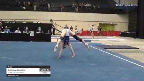 Andrew Sweeten - Floor, Queen City Gymnastics - 2021 USA Gymnastics Development Program National Championships