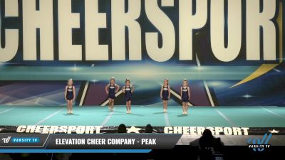 Elevation Cheer Company - Peak [2021 L1.1 Tiny - PREP - D2 Day 1] 2021 CHEERSPORT: Charlotte Grand Championship