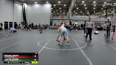 120 lbs Round 3 (4 Team) - Carter Kinard, Revival Uprising Black vs Michael Brady, Dragons United