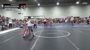 140 lbs Quarterfinal - Brooklyn Collingsworth, Columbus vs Alejandra Delorosa, Dodge City Wrestling Academy