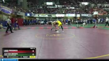 5th Place Match - Dayton Brown, Jefferson (Boulder) vs Jase Frederick, Poplar