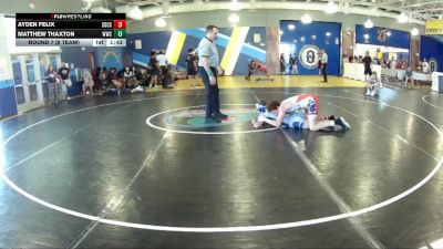 126 lbs Round 7 (8 Team) - Matthew Thaxton, Wakulla WC vs Ayden Felix, Socs