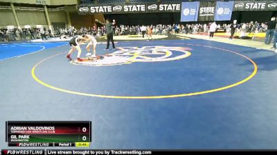 110 lbs Cons. Round 4 - Gil Park, Washington vs Adrian Valdovinos, Toppenish USA Wrestling Club