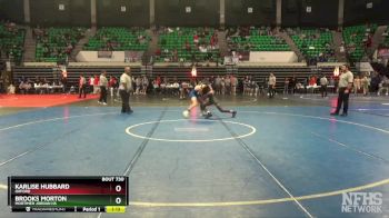 6A 106 lbs Semifinal - Karlise Hubbard, Oxford vs Brooks Morton, Mortimer Jordan HS