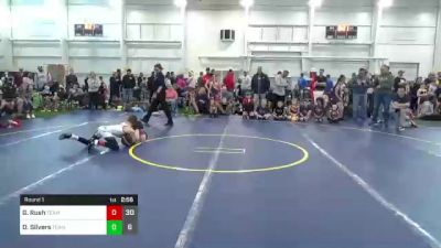 80 lbs Round 1 - Gavin Rush, Team Palmetto vs Dan Silvers, Team Gotcha