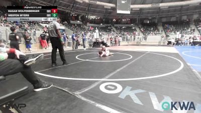 64 lbs Final - Hagan Wolfenberger, Keystone Wrestling Club vs Weston Myers, Keystone Wrestling Club