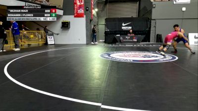 All Cadet Boys Freestyle Upper - 144 lbs Cons. Round 1 - Bezhan Niazi, Alameda High School Wrestling vs Benjamin J Flores, McFarland High School Wrestling