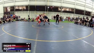 163 lbs Round 1 (8 Team) - Makynlee Cova, California vs Skye Hancock, Tennessee