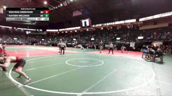 132 lbs Cons. Semi - Kayden Wellman, ARC3 vs Grayson Debevoise, MIRA