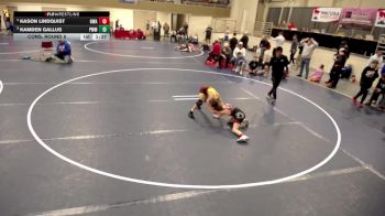 14U - 75 lbs Cons. Round 5 - Kason Lindquist, Owatonna Wrestling Academy vs Kamden Gallus, Pursuit Wrestling Minnesota