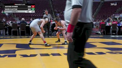 189 lbs Consi 1 - Jaccob Stoner, Chambersburg vs David Clayton, Quakertown