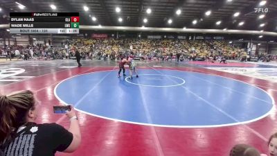 120 lbs Round 1 - Dylan Haas, CLAW vs Wade Mills, Lockwood Wrestling Club