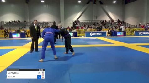 ELISABETH CLAY vs JOY PENDELL 2018 American National IBJJF Jiu-Jitsu Championship | Grappling