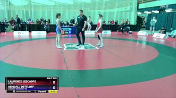 55 kg 3rd Place Match - Laurence Lescadre, C.L.I.C vs Kendall Dettloff, London-Western WC