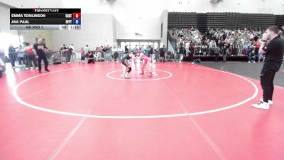 Rr Rnd 1 - Emma Tomlinson, Centurion vs Ava Paul, Deptford