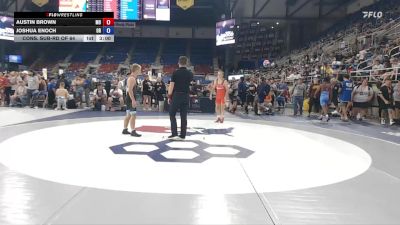 120 lbs Cons. Sub-rd Of 64 - Austin Brown, MO vs Joshua Enoch, OR