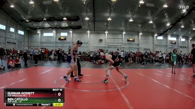 165 lbs Round 4 (6 Team) - Ben Catullo, Top Level vs Gunnar Gossett, The Wrestling Mill