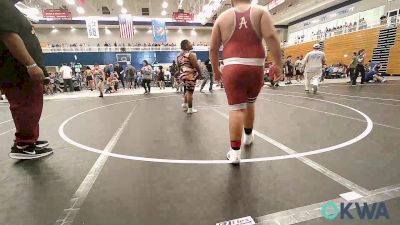 Rr Rnd 3 - Bairon Rivera Perez, ARDMORE TAKEDOWN CLUB vs Jazzlyn Douglas, Clinton Youth Wrestling