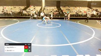 89 lbs Rr Rnd 2 - Jaxon Sgrulletta, Refinery Wrestling Youth vs Landon Barrett, Roundtree Wrestling Academy Blue