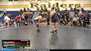 285 lbs Cons. Round 4 - Andrew Prado, Mayfair vs Jose Zendejas, La Quinta