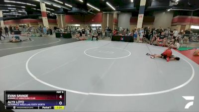 105 lbs Round 1 - Evan Savage, Ranger 47 Wrestling Club vs Alyx Loyo, Silverback Wrestling Forth Worth