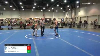 125 lbs Consolation - Joshua Portillo, Nebraska-Kearney vs Benny Martinez, Cal Poly