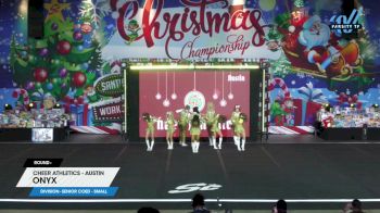 Cheer Athletics - Austin - Onyx [2024 L5 Senior Coed - Small] 2024 Spirit Celebration Christmas Grand Nationals