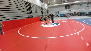 110 lbs Quarterfinal - Salvador Rivas, Top Of The Rock Wrestling Club vs Alex Haskell, Moorcroft Mat Masters Wrestling Club