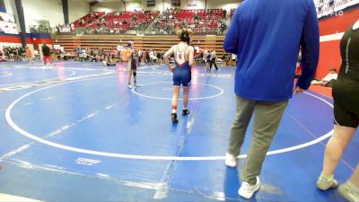 86-92 lbs Rr Rnd 1 - Jayden Carr, Bixby JH Boys vs Miles Evans, Bristow