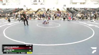 70 lbs Cons. Round 2 - Lorilye Beardsley, LeRoy Wrestling vs Jacob Meyer, Brawlers Elite