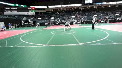 217 lbs Semifinal - Colt Gamble, WEWA vs Owen Willis, NA