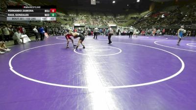 152 lbs Consi Of 16 #1 - Fernando Zamora, McLane vs Raul Gonzales, Wasco HS