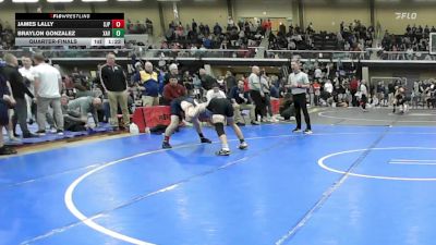 144 lbs Quarterfinal - James Lally, Saint John's Prep vs Braylon Gonzalez, Xavier