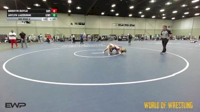 115 lbs Rr Rnd 4 - Brekyn Boyle, Super Girls 7-12 vs Jaylyn Lazzerini, Lost City Wrestling Club