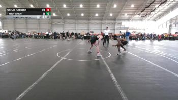 150 lbs Cons. Round 1 - Tyler Grant, Green Bulldogs vs Gatlin Hassler, Btw