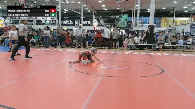 73 lbs Semifinal - Miles Alderman, Revival Pink - EL vs Kala Stephens, Malvern Youth Club - EL