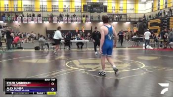 145 lbs Cons. Round 4 - Kyler Sandholm, SWIFT Wrestling Club vs Alex Bumba, Big Game Wrestling Club
