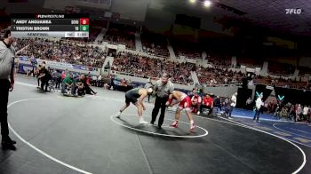 165-D4 Semifinal - Tristun Brown, Thatcher High School vs Andy Anguamea, Santa Cruz Valley Union High School