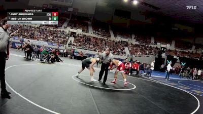 165-D4 Semifinal - Tristun Brown, Thatcher High School vs Andy Anguamea, Santa Cruz Valley Union High School