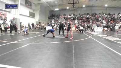 75 lbs Quarterfinal - Joseph Kidwell, Raw Wrestling Club vs Dejuan Fields, Tulsa Blue T Panthers