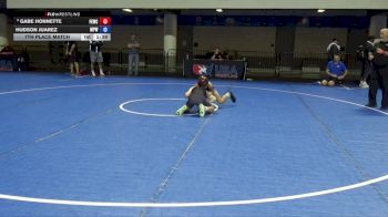 92 lbs 7th Place Match - Gabe Honnette, Flat Earth Wrestling Club vs Hudson Juarez, Michigan Premier WC