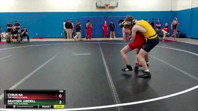 138 lbs Cons. Round 2 - Cyrus Na, The Heights School vs Brayden Jardell, Saint Paul`s School