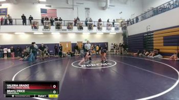 120 lbs Round 1 - Valeria Gradiz, Worland Middle School vs Brayli Price, Thermopolis