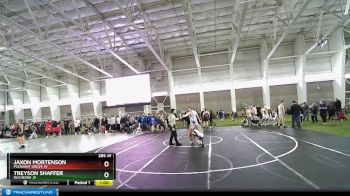 285 JV Cons. Round 4 - Jaxon Mortenson, Pleasant Grove JV vs Treyson Shaffer, Duchesne JV