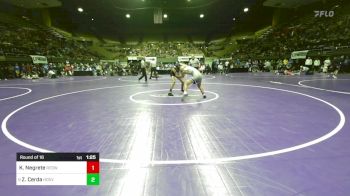 122 lbs Round Of 16 - Kobe Negrete, Redwood vs Zeth Cerda, Hoover