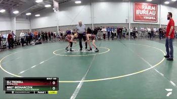 88 lbs Cons. Semi - Eli Troxell, 84 Athletes vs Bret Bednarczyk, Hanover Hawkeye Youth Wrestlin