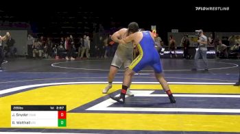 285 lbs Consolation - Jarrod Snyder, Cal State Bakersfield vs Grayson Walthall, Chattanooga
