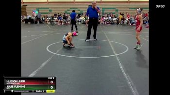 68 lbs Cons. Semi - Hudson Judd, Deep Roots WC vs Julie Fleming, N/A