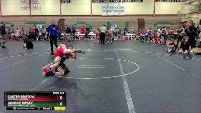 68 lbs Semifinal - Georgie Dipsey, Ruthless Wrestling Club vs Carter Bristow, Henlopen Hammers